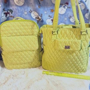 Vera Bradley Quilted 3 piece set